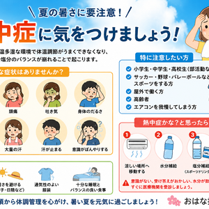 おはなの熱中症対策
